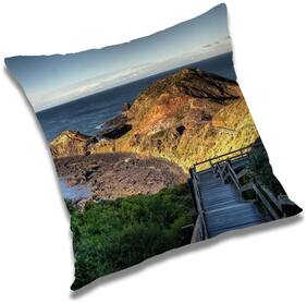 RADANYA Printed Cushion Cover with Filler Set 24x24 inch