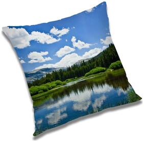 RADANYA Printed Cushion Cover with Filler Set 24x24 inch
