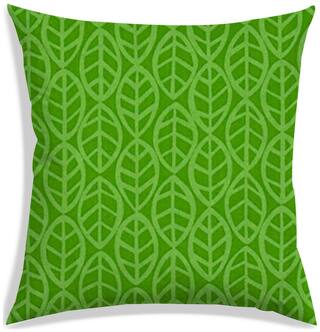RADANYA Printed Polyester Green Cushion Cover ( Extra large , Pack of 1 )