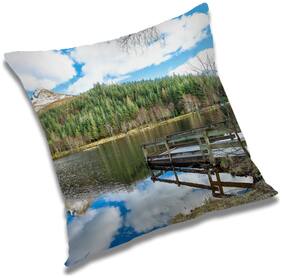 RADANYA Printed Cushion Cover with Filler Set 18x18 inch