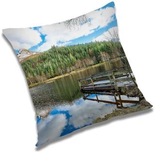 RADANYA Printed Cushion Cover with Filler Set 18x18 inch