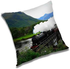 RADANYA Printed Cushion Cover with Filler Set 16x16 inch