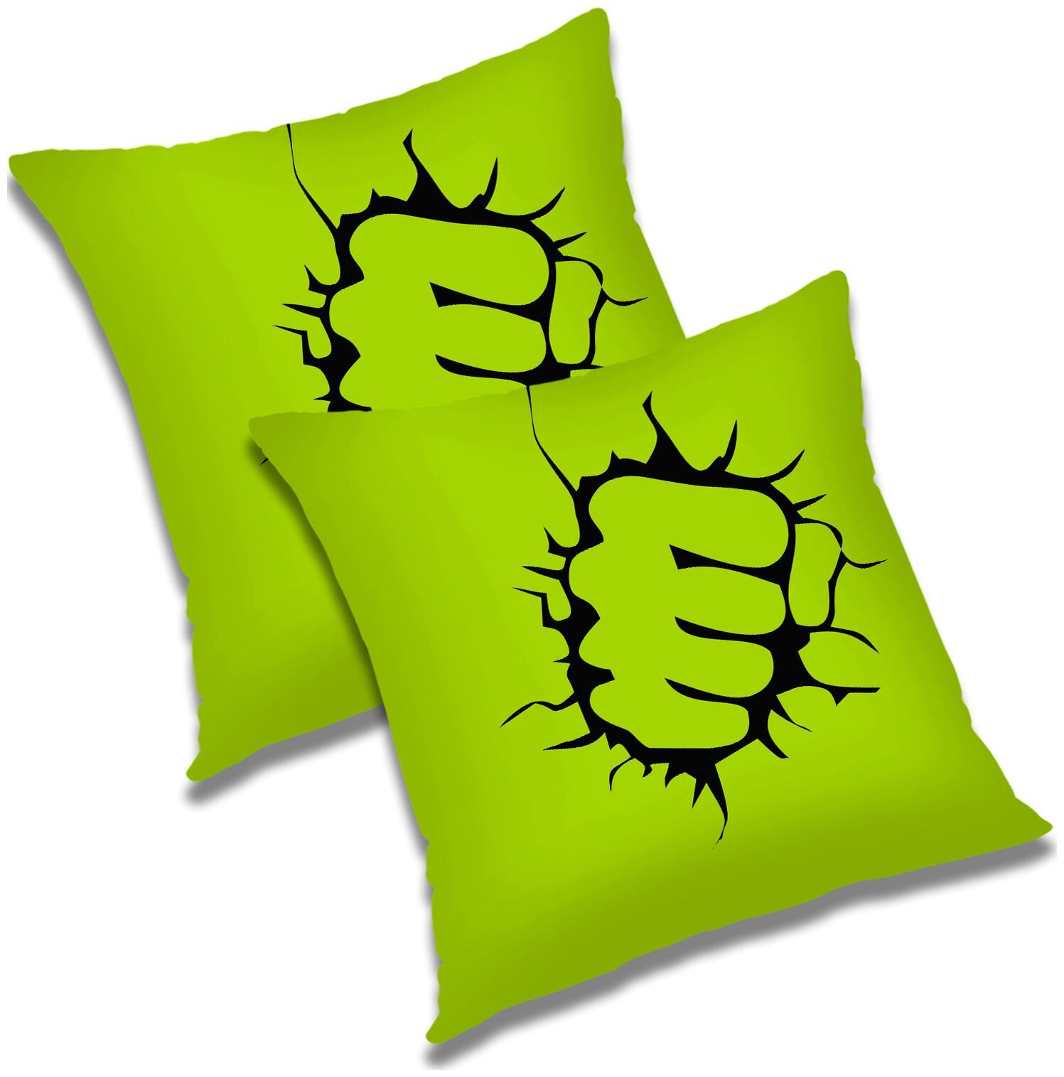 

RADANYA Printed Polyester Green Cushion Cover ( Large Pack of 2 )