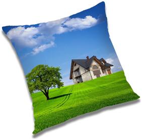 RADANYA Printed Cushion Cover with Filler Set 24x24 inch