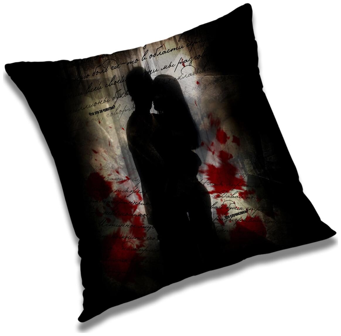 

RADANYA Printed Polyester Black Cushion Cover ( Large Pack of 1 )