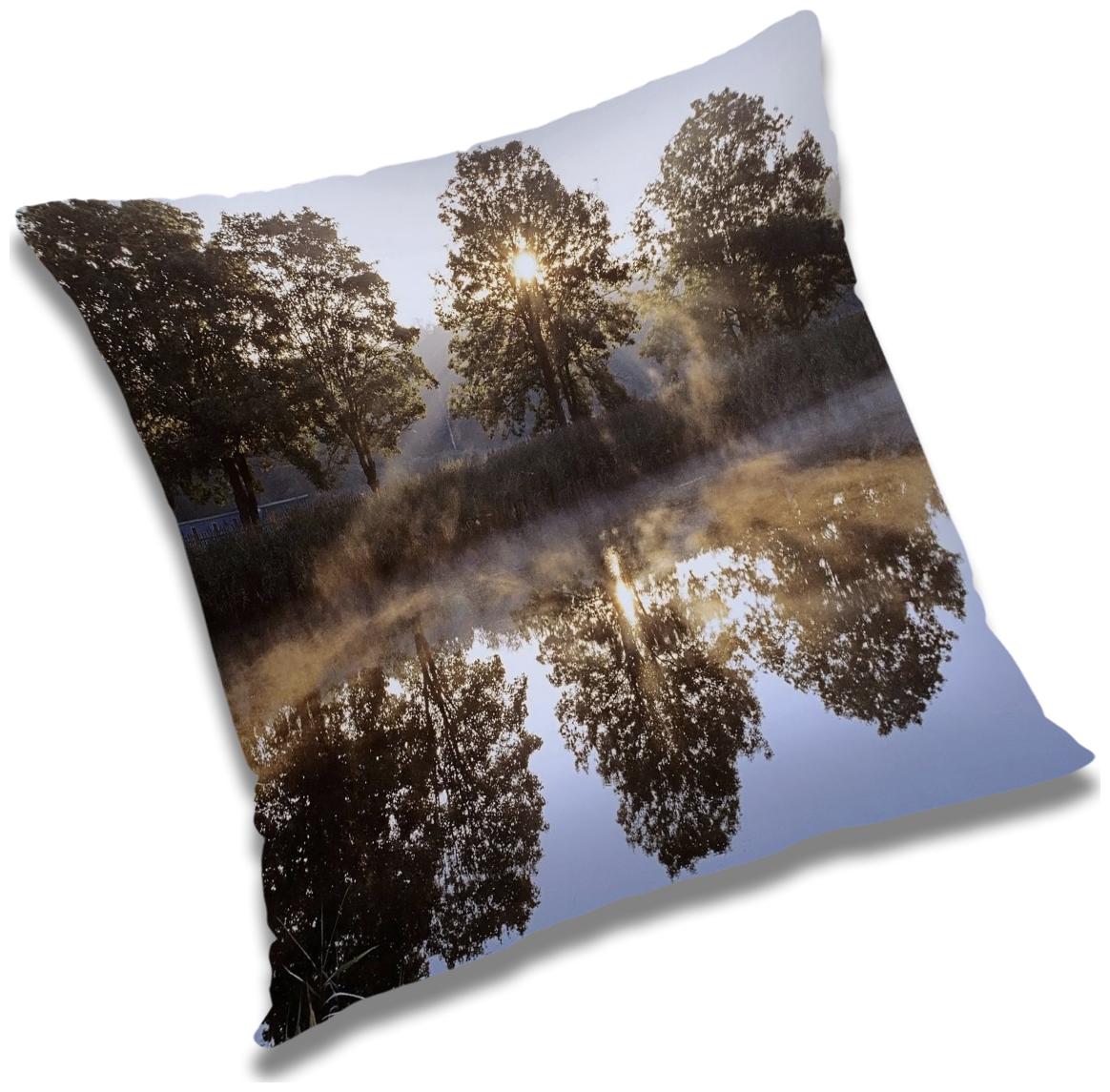 

RADANYA Printed Cushion Cover with Filler Set 12x12 inch
