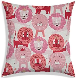 RADANYA Printed Polyester Off-white Cushion Cover ( Large , Pack of 1 )