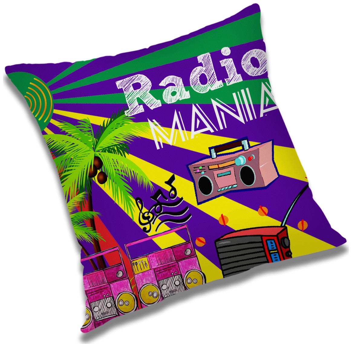 

RADANYA Printed Cushion Cover 16x16 inch