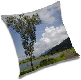RADANYA Printed Cushion Cover with Filler Set 16x16 inch