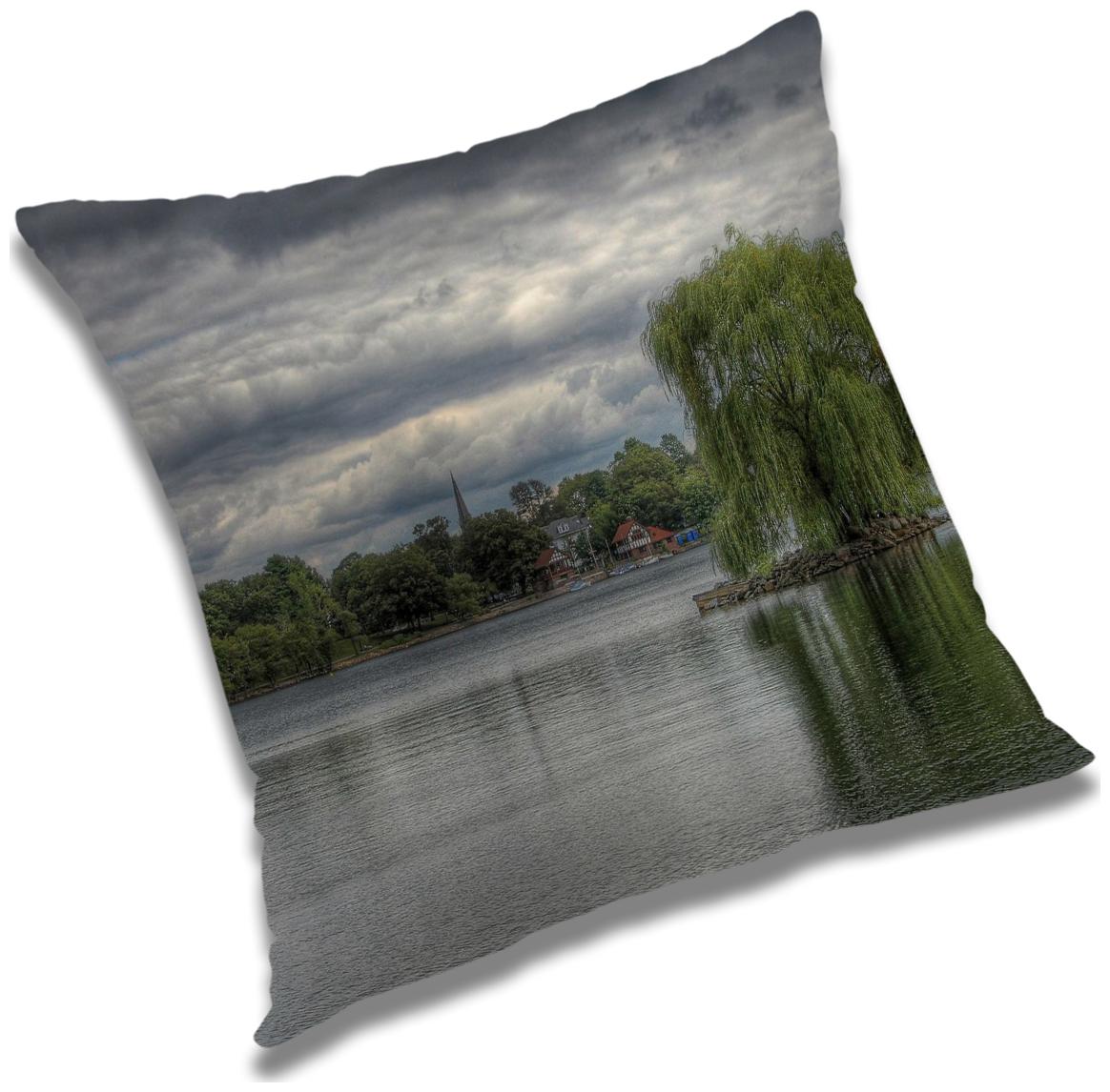 

RADANYA Printed Cushion Cover with Filler Set 24x24 inch