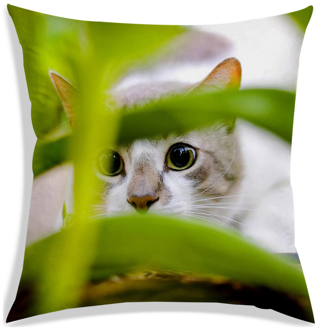 

RADANYA Printed Polyester Green Cushion Cover ( Regular Pack of 1 )