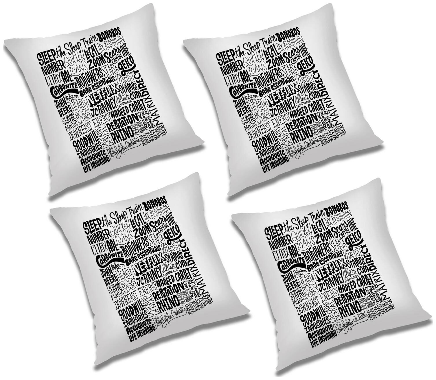 

RADANYA Printed Polyester White Cushion Cover ( Regular Pack of 4 )