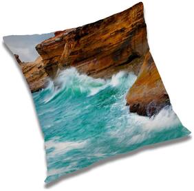 RADANYA Printed Cushion Cover with Filler Set 16x16 inch