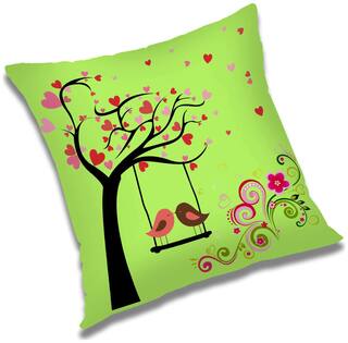 RADANYA Printed Cushion Cover with Filler Set 24x24 inch
