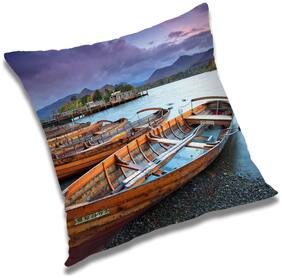 RADANYA Printed Cushion Cover with Filler Set 24x24 inch