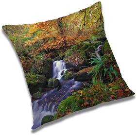 RADANYA Printed Cushion Cover with Filler Set 18x18 inch
