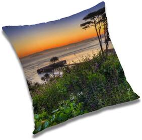 RADANYA Printed Cushion Cover with Filler Set 16x16 inch