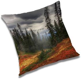 RADANYA Printed Cushion Cover with Filler Set 18x18 inch