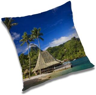 RADANYA Printed Cushion Cover with Filler Set 16x16 inch
