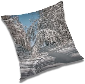 RADANYA Printed Cushion Cover with Filler Set 18x18 inch