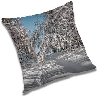 RADANYA Printed Cushion Cover with Filler Set 18x18 inch