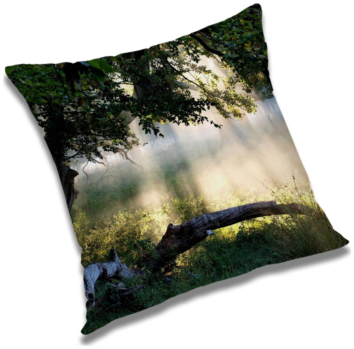 

RADANYA Printed Cushion Cover with Filler Set 18x18 inch
