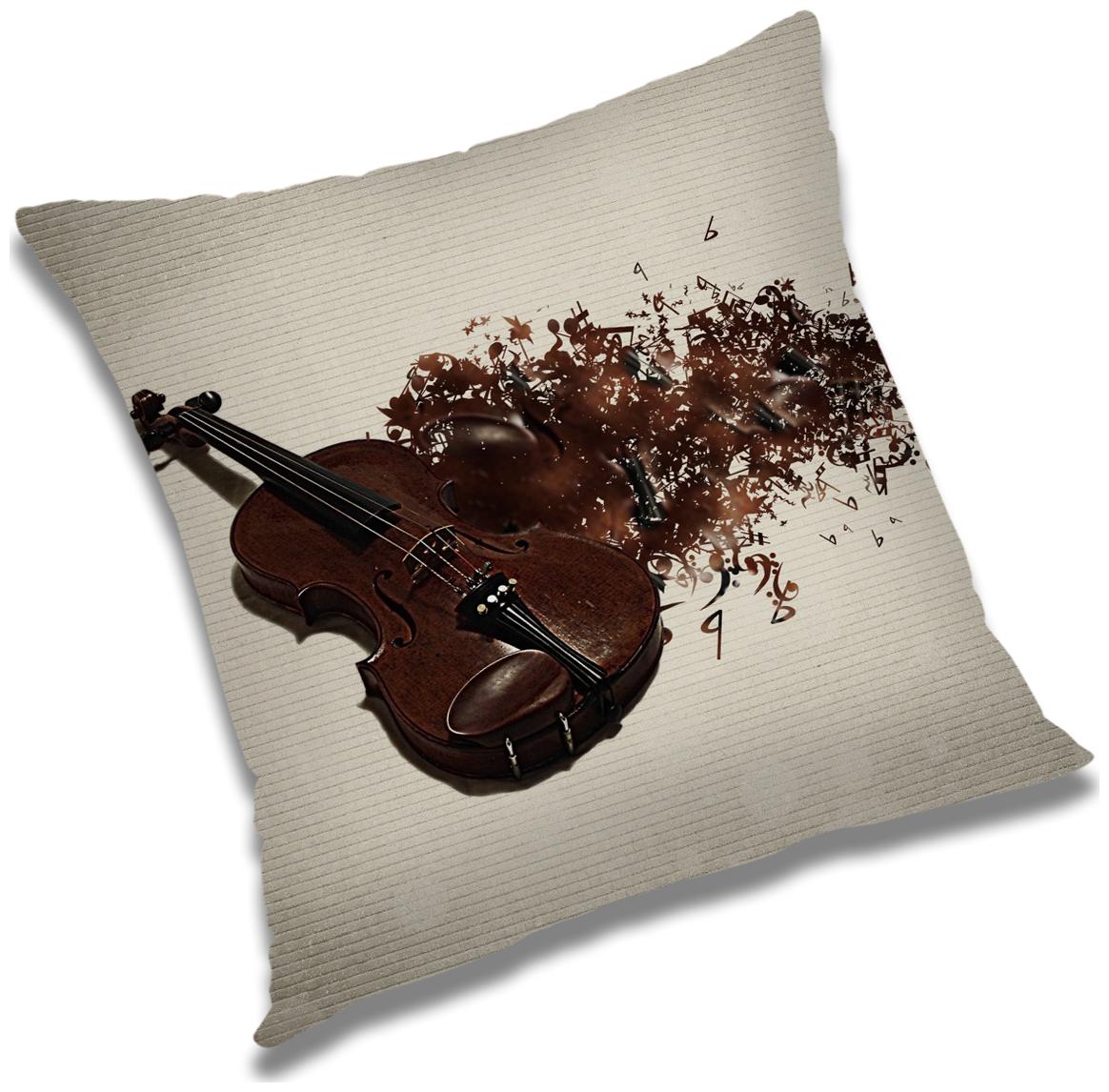 

RADANYA Printed Cushion Cover with Filler Set 16x16 inch