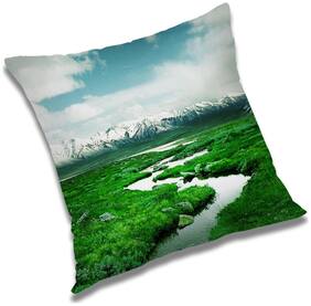 RADANYA Printed Cushion Cover with Filler Set 12x12 inch
