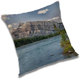 RADANYA Printed Cushion Cover with Filler Set 18x18 inch