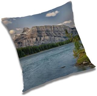 RADANYA Printed Cushion Cover with Filler Set 18x18 inch