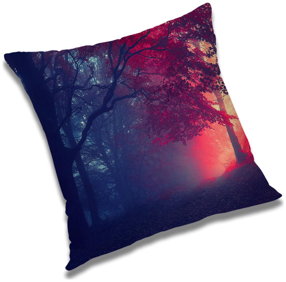 

RADANYA Printed Cushion Cover with Filler Set 18x18 inch