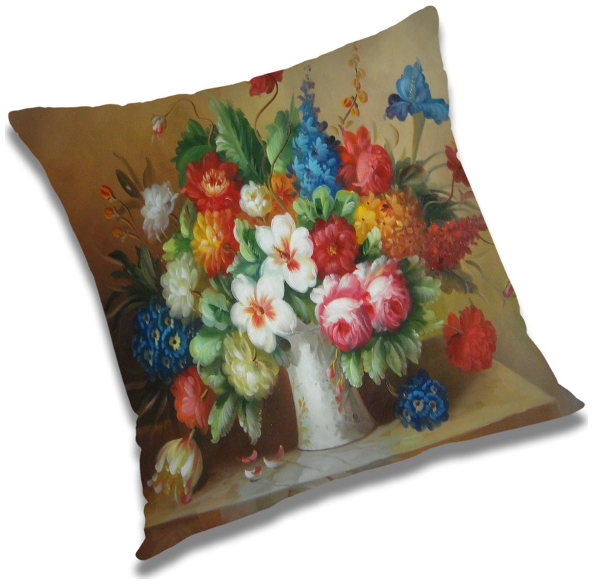 

RADANYA Printed Cushion Cover with Filler Set 12x12 inch