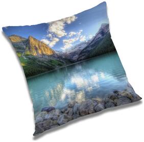 RADANYA Printed Cushion Cover with Filler Set 16x16 inch