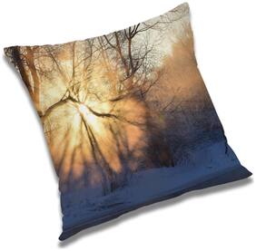 RADANYA Printed Cushion Cover with Filler Set 24x24 inch