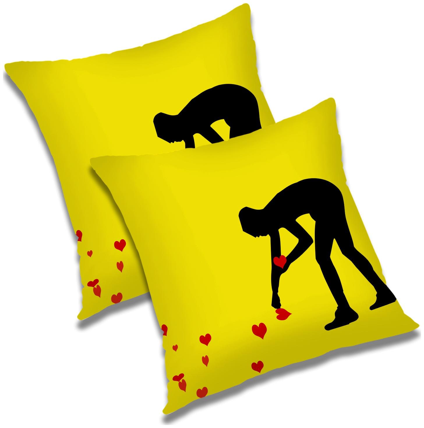 

RADANYA Printed Cushion Cover with Filler 24x24 inch
