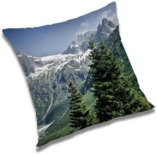 RADANYA Printed Cushion Cover with Filler Set 18x18 inch