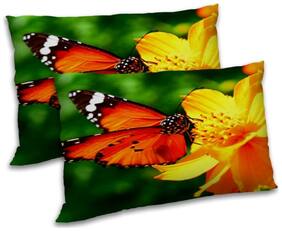 RADANYA Polyester Printed Pillow Covers ( Pack of 2 , Multi )