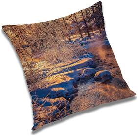 RADANYA Printed Cushion Cover with Filler Set 12x12 inch