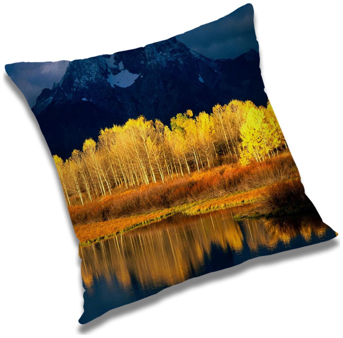 

RADANYA Printed Cushion Cover with Filler Set 16x16 inch