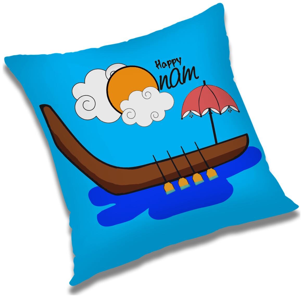 

RADANYA Printed Cushion Cover with Filler Set 24x24 inch