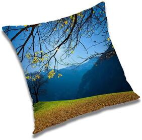 RADANYA Printed Cushion Cover with Filler Set 18x18 inch