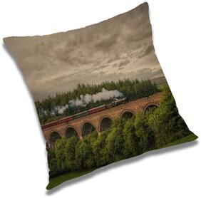 RADANYA Printed Cushion Cover with Filler Set 18x18 inch