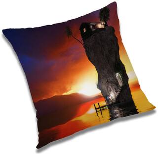 RADANYA Printed Cushion Cover with Filler Set 24x24 inch