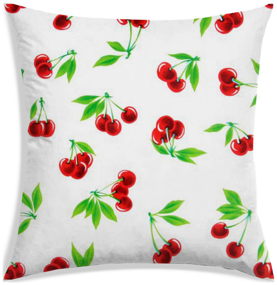 

RADANYA Printed Polyester White Cushion Cover ( Extra large Pack of 1 )
