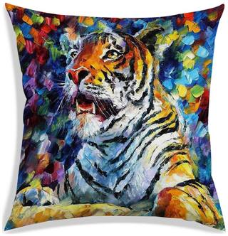 RADANYA Printed Cushion Cover 12x12 inch