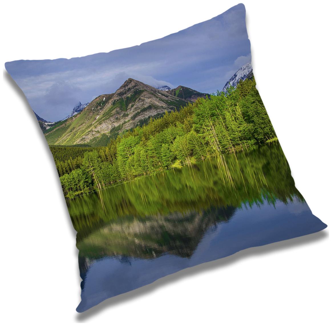 

RADANYA Printed Cushion Cover with Filler Set 18x18 inch