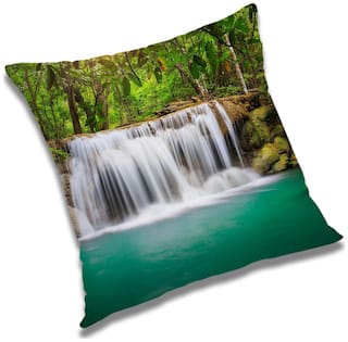 RADANYA Printed Cushion Cover with Filler Set 24x24 inch