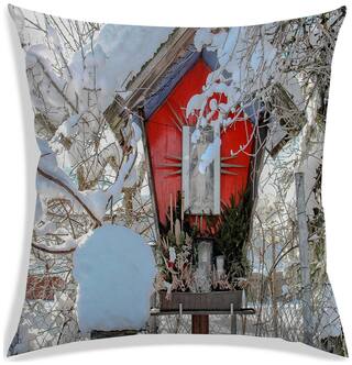 RADANYA Printed Cushion Cover 16x16 inch