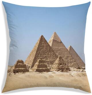 RADANYA Printed Polyester Blue Cushion Cover ( Large , Pack of 1 )