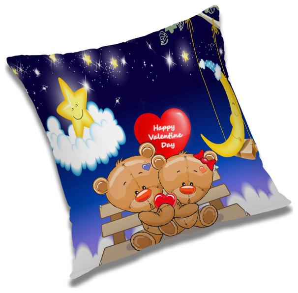 

RADANYA Printed Cushion Cover with Filler Set 24x24 inch